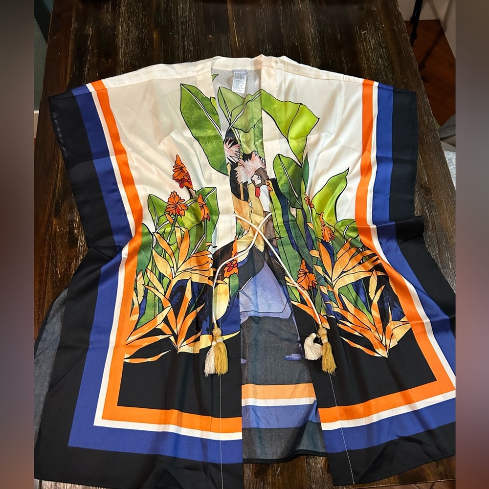🔥NWOT  Chico's kimono a multicolored beautiful